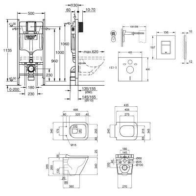 Будкрам купить Набор инсталляция 4 в 1 Grohe Rapid SL 3884000G + унитаз с сиденьем Qtap Tern QT1733052ERW Набор инсталляция 4 в 1 Grohe Rapid SL 3884000G + унитаз с сиденьем Qtap Tern QT1733052ERW 2