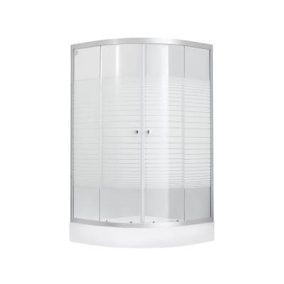 Будкрам купить Набор Lidz душевая кабина Wieza SC90x90.SAT.LOW.L, стекло Linie 4 мм + поддон Kupala