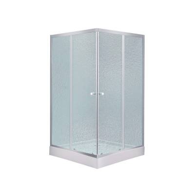 Будкрам купить Набор Lidz душевая кабина Wawel SC80x80.SAT.LOW.FR, стекло Frost 4 мм + поддон Mazur