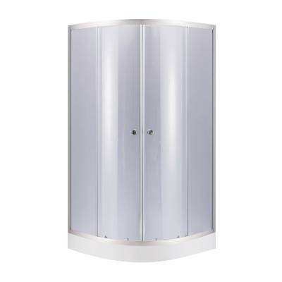 Будкрам купити Набір Lidz душова кабіна Latwa SC90x90.SAT.LOW.GR, скло тоноване 4 мм + піддон Kupala