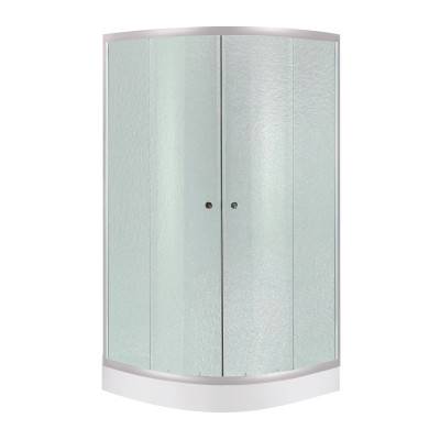 Будкрам купити Набір Lidz душова кабіна Latwa SC90x90.SAT.LOW.FR, скло Frost 4 мм + піддон Kupala