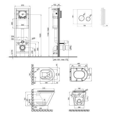 Будкрам купить Набор Qtap инсталляция 4 в 1 с панелью смыва Nest (QT0233M370 + QT0211P01V1176W) + унитаз с сиденьем Scorpio QT1433053ERW Набор Qtap инсталляция 4 в 1 с панелью смыва Nest (QT0233M370 + QT0211P01V1176W) + унитаз с сиденьем Scorpio QT1433053ERW 2