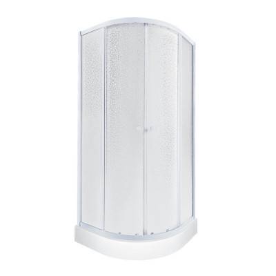 Будкрам купить Набор Qtap душевая кабина Presto WHI1099AP5 Pear 1970x900x900 мм + поддон Robin 309912C 90x90x12 см с сифоном