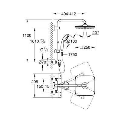 Будкрам купити Душова система Grohe Vitalio Start 26697000 Душова система Grohe Vitalio Start 26697000 2