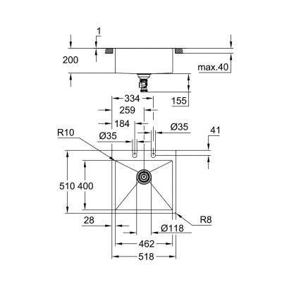 Будкрам купить Кухонная мойка Grohe Sink K800 31583SD1 Кухонная мойка Grohe Sink K800 31583SD1 2