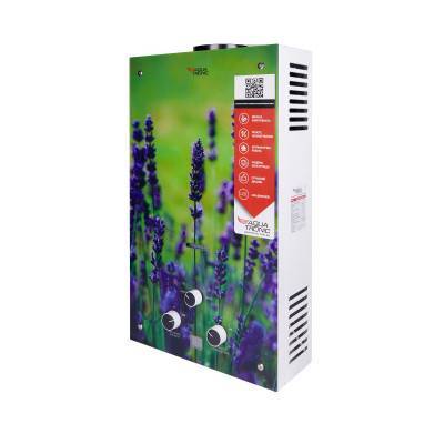 Будкрам купити Колонка газова димохідна Aquatronic JSD20-AG108 10 л режим Зима/Літо, панель зі скла з малюнком квіти Колонка газова димохідна Aquatronic JSD20-AG108 10 л режим Зима/Літо, панель зі скла з малюнком квіти 3