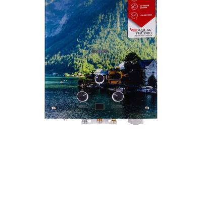 Будкрам купити Колонка газова димохідна Aquatronic JSD20-AG208 10 л режим Зима/Літо, панель зі скла з малюнком гори Колонка газова димохідна Aquatronic JSD20-AG208 10 л режим Зима/Літо, панель зі скла з малюнком гори 5