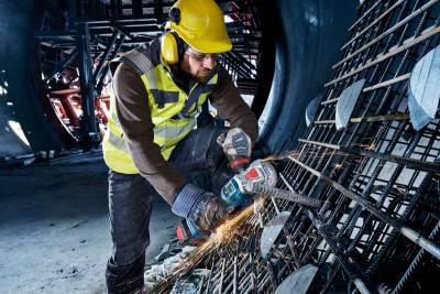 Будкрам купить Аккумуляторная бесщеточная болгарка Bosch Professional GWX 18V-15 SC с регулировкой, без акб и з/у, с Bluetooth модулем GCY 42 Аккумуляторная бесщеточная болгарка Bosch Professional GWX 18V-15 SC с регулировкой, без акб и з/у, с Bluetooth модулем GCY 42 4