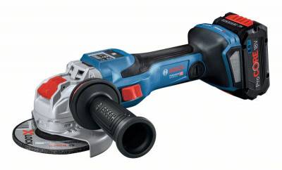 Будкрам купити Акумуляторна безщіткова болгарка Bosch Professional GWX 18V-15 SC з регулюванням, 2 акб 18V 8.0Ah, з/п 18V-160 C, з Bluetooth модулем GCY 42