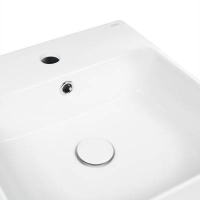 Будкрам купить Раковина Qtap Nando B 400х420х155 White с донным клапаном QT12117040BW Раковина Qtap Nando B 400х420х155 White с донным клапаном QT12117040BW 5