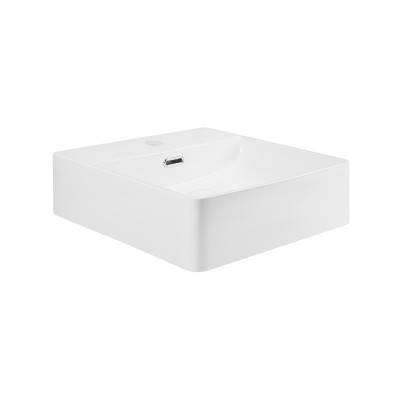 Будкрам купить Раковина Qtap Nando C 405х405х125 White с донным клапаном QT12117040CW Раковина Qtap Nando C 405х405х125 White с донным клапаном QT12117040CW 3