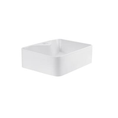 Будкрам купить Раковина-чаша Qtap Crow 400х300х140 White с донным клапаном QT05117040JW Раковина-чаша Qtap Crow 400х300х140 White с донным клапаном QT05117040JW 4