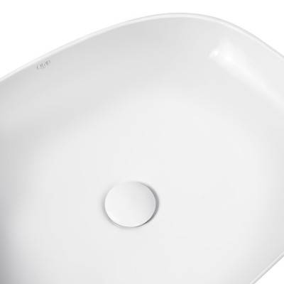 Будкрам купить Раковина-чаша Qtap Cardinal 500х380х140 White с донным клапаном QT04117050TW Раковина-чаша Qtap Cardinal 500х380х140 White с донным клапаном QT04117050TW 5