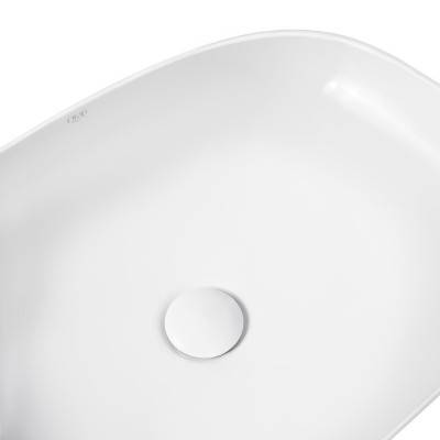 Будкрам купить Раковина-чаша Qtap Cardinal 600х380х140 White с донным клапаном QT04117060TW Раковина-чаша Qtap Cardinal 600х380х140 White с донным клапаном QT04117060TW 5