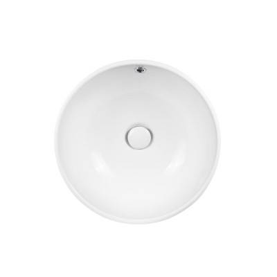 Будкрам купить Раковина-чаша Qtap Amazon 430х430х160 White с донным клапаном QT02117043NW
