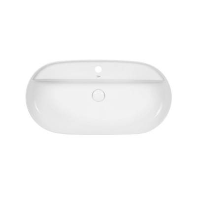 Будкрам купить Раковина-чаша Qtap Scorpio 815х410х135 White с донным клапаном QT142203PW