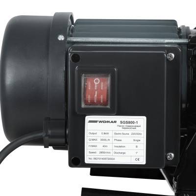 Будкрам купити Насос поверхневий переносний Womar SGC800-1 0,8 кВт Насос поверхневий переносний Womar SGC800-1 0,8 кВт 4