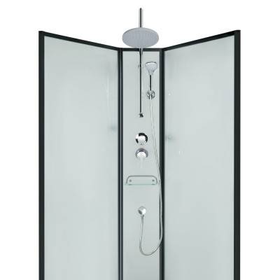 Будкрам купить Душевой бокс Lidz Majatek SB100x100.BLA.LOW.TR, стекло прозрачное 5 мм без поддона Душевой бокс Lidz Majatek SB100x100.BLA.LOW.TR, стекло прозрачное 5 мм без поддона 4