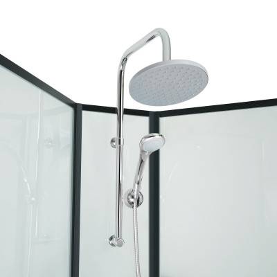 Будкрам купить Душевой бокс Lidz Majatek SB100x100.BLA.LOW.TR, стекло прозрачное 5 мм без поддона Душевой бокс Lidz Majatek SB100x100.BLA.LOW.TR, стекло прозрачное 5 мм без поддона 5