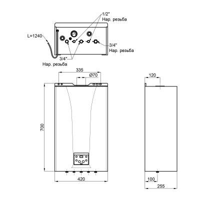 Будкрам купить Котел газовый Sime Mia HE 30 ErP 26 кВт двухконтурный Котел газовый Sime Mia HE 30 ErP 26 кВт двухконтурный 2