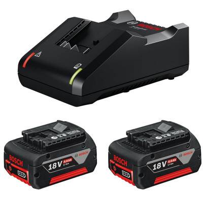 Будкрам купить Зарядное устройство GAL 18V-40 + 2 аккумулятора GBA 18 В 4.0 A*ч