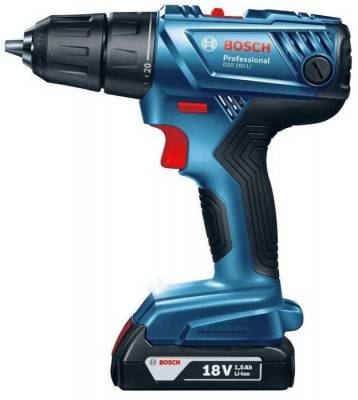 Будкрам купити Акумуляторний дриль-шуруповерт Bosch Professional GSR 180-Li у валізі, 2 акб18V 2 Ah та з/п Акумуляторний дриль-шуруповерт Bosch Professional GSR 180-Li у валізі, 2 акб18V 2 Ah та з/п 2