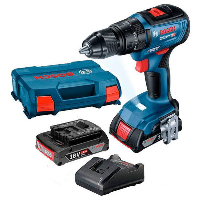 Будкрам купити Безщітковий акумуляторний ударний шуруповерт Bosch Professional GSB 18V-50, 2 акб 18V 2,0 Ah та з/п  GAL 18V-20 Безщітковий акумуляторний ударний шуруповерт Bosch Professional GSB 18V-50, 2 акб 18V 2,0 Ah та з/п  GAL 18V-20 1_small