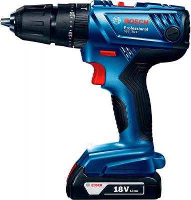 Будкрам купити Акумуляторний ударний дриль-шуруповерт Bosch Professional GSB 180-LI, 2 акб 18V 2 Ah та з/п 18V-20 Акумуляторний ударний дриль-шуруповерт Bosch Professional GSB 180-LI, 2 акб 18V 2 Ah та з/п 18V-20 1_small