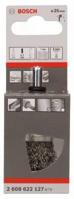 Будкрам купить Гроновидная щетка 6 мм 0.3 X 25 мм витая INOX Гроновидная щетка 6 мм 0.3 X 25 мм витая INOX 2