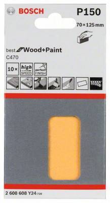 Будкрам купити 10 шліфлистів C470 Best for Wood + Paint 70x125мм K150 10 шліфлистів C470 Best for Wood + Paint 70x125мм K150 1_small