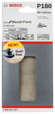 Будкрам купити 10 шліфлистів M480 на сітчастій основі 80x133 K180