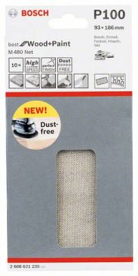 Будкрам купити 10 шліфлистів M480 на сітчастій основі 93x186 K100