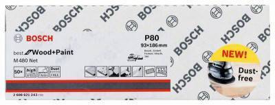 Будкрам купити 50 шліфлистів M480 на сітчастій основі 93x186 K80