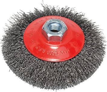 Будкрам купить Кольцевая щетка M14 0.35 Х 115 мм витая сталь конус