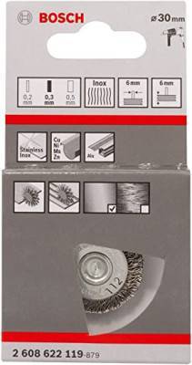 Будкрам купить Кольцевая щетка 6 мм 0.3 X 30 мм пучки витая INOX 6 мм Кольцевая щетка 6 мм 0.3 X 30 мм пучки витая INOX 6 мм 2