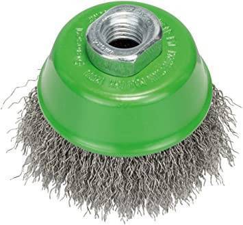 Будкрам купить Чашечная щетка M14 0.3 х 75 мм витая INOX 125 Чашечная щетка M14 0.3 х 75 мм витая INOX 125 1