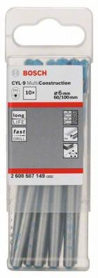 Будкрам купити 10 Свердел CYL-9 універсальне 6x60x100мм