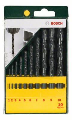 Будкрам купить Набор сверл HSS-R 10 шт D1-10 (акц.)