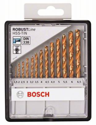 Будкрам купить Набор сверл HSS-TiN 13 шт Robust Line D1.5-6.5