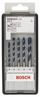 Будкрам купити Набір Robustline CYL-5 5шт. 4 x 90мм; 5/6/6/8 x 100мм
