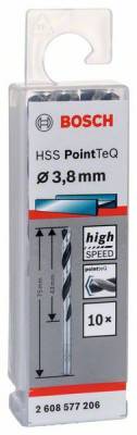 Будкрам купить 10 HSS PointTeQ сверл 3.8 мм 10 HSS PointTeQ сверл 3.8 мм 1_small
