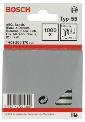 Будкрам купити 1000 скоб 12/6 ММ ТИП 55