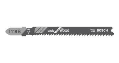 Будкрам купить 5 Лобзиковая пилка Т 119 B Basic for Wood, HCS