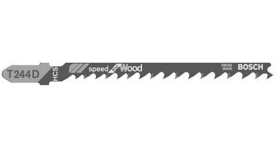 Будкрам купить 5 Лобзиковых ПИЛОК T 244 D Speed ​​For Wood, HCS
