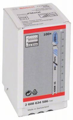 Будкрам купить 100 Лобзиковых ПИЛОК T 118 BF Flexible for Metal, BIM 100 Лобзиковых ПИЛОК T 118 BF Flexible for Metal, BIM 2