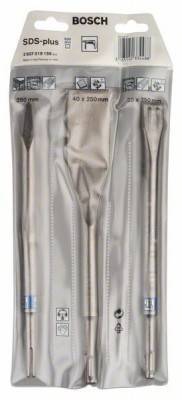 Будкрам купити Набір зубил LongLife SDS-Plus (Піковий 250 мм, Плоский 20x250 мм, Лопатковий 40x260 мм) Набір зубил LongLife SDS-Plus (Піковий 250 мм, Плоский 20x250 мм, Лопатковий 40x260 мм) 2