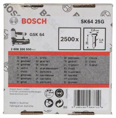 Будкрам купить 2500 ШТИФТОВ ДЛЯ GSK 64. SK64 25G 2500 ШТИФТОВ ДЛЯ GSK 64. SK64 25G 2