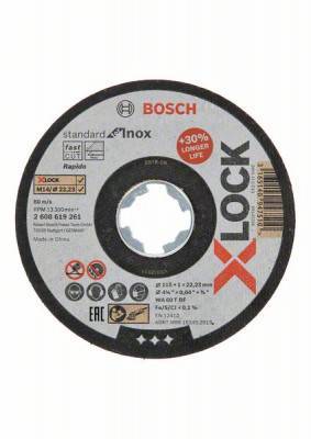 Будкрам купити X-LOCK Відрізний диск Standard for Inox 115x1x22.23мм прямий