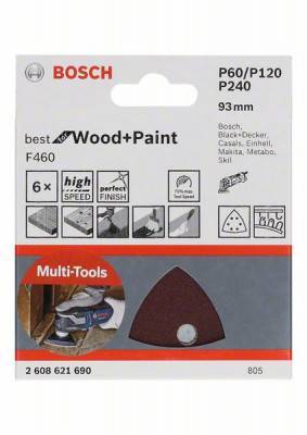 Будкрам купить 6 шлифлистов F460 Best for Wood and Paint 93x93 мм K60 / 120/240 6 шлифлистов F460 Best for Wood and Paint 93x93 мм K60 / 120/240 2