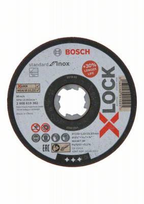 Будкрам купити X-LOCK Відрізний диск Standard for Inox 115x1.6x22.23мм прямий